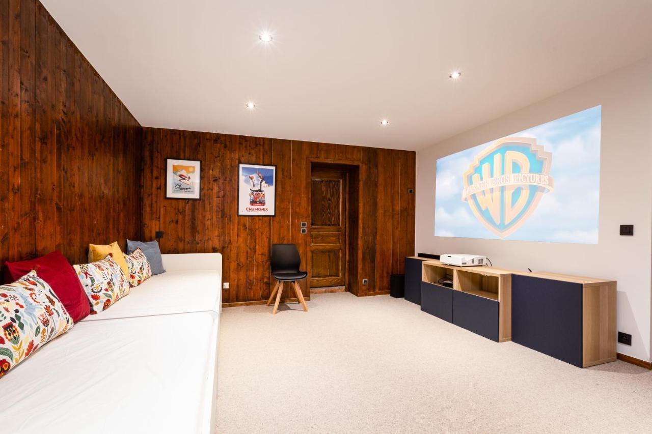 Chalet Les Praz - 280Sqm - Sauna Cinema Fitness - 5 Bedrooms In Heart Of Les Praz - By Cozee Rentals Chamonix Exterior photo